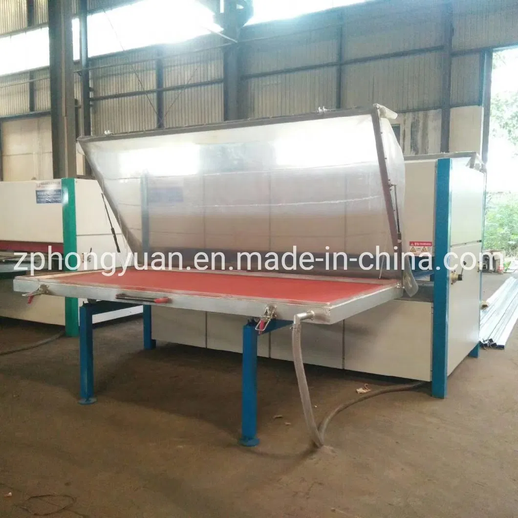 Hongyuan Powder Coating Heat Transfer Printing Wood Grain Sublimation Machine with Powder Coating Curing Oven