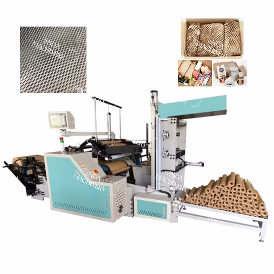 Máquina troqueladora de papel Kraft en forma de panal